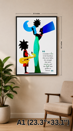 A Mother's Love matte wall poster