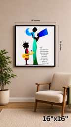A Mother's Love matte wall poster