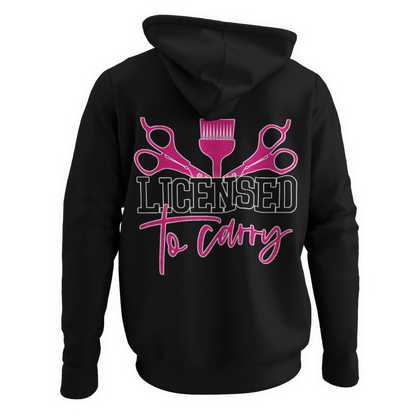 Licensed to carry adult hoodie