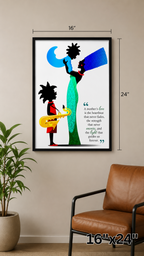 A Mother's Love matte wall poster