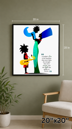 A Mother's Love matte wall poster