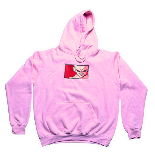 Anime "Majin Buu" embroidered adult hoodie