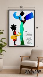 A Mother's Love matte wall poster