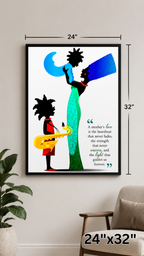 A Mother's Love matte wall poster