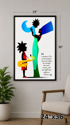 A Mother's Love matte wall poster