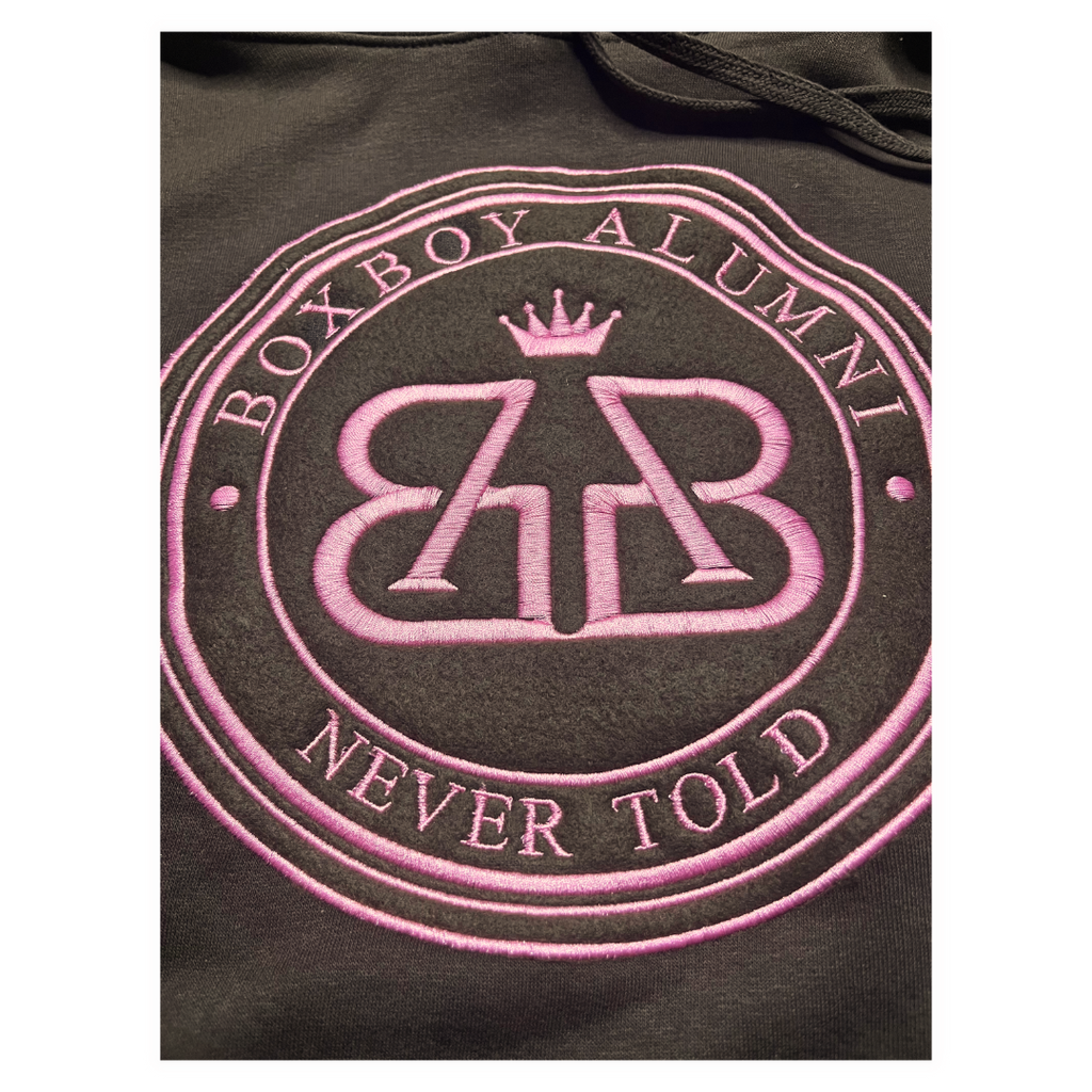 BoxBoy Alumni "Never Told" adult hoodie
