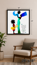 A Mother's Love matte wall poster