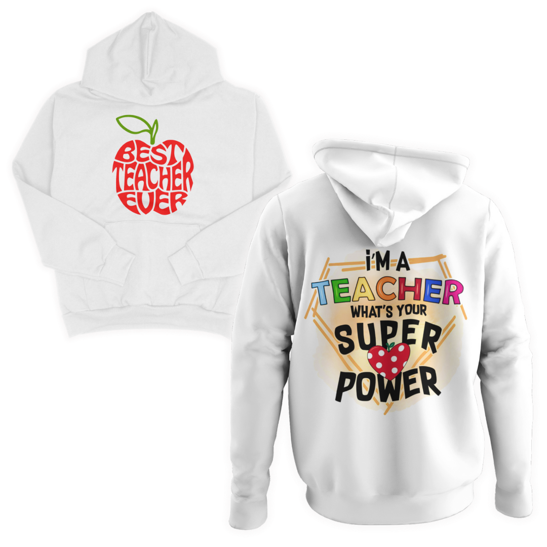 I'm a teacher adult hoodie