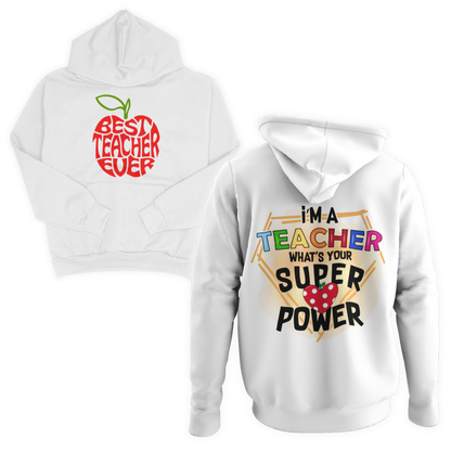 I'm a teacher adult hoodie