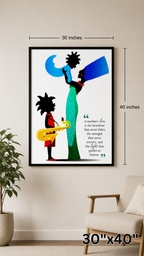 A Mother's Love matte wall poster