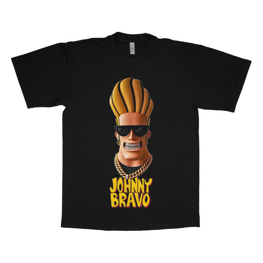 Johnny Bravo adult t-shirt