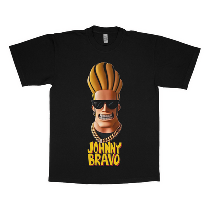 Johnny Bravo adult t-shirt