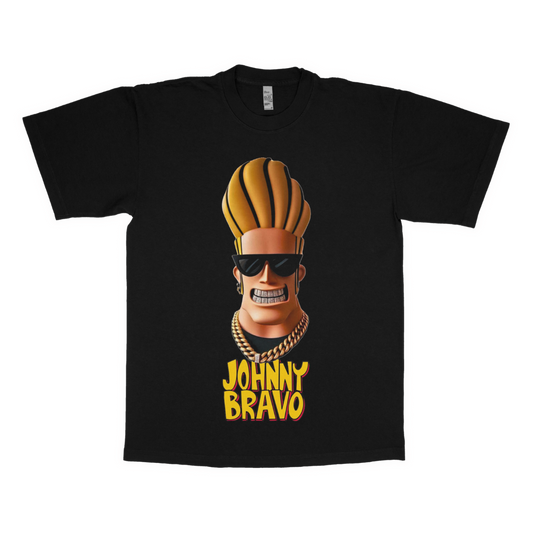 Johnny Bravo adult t-shirt