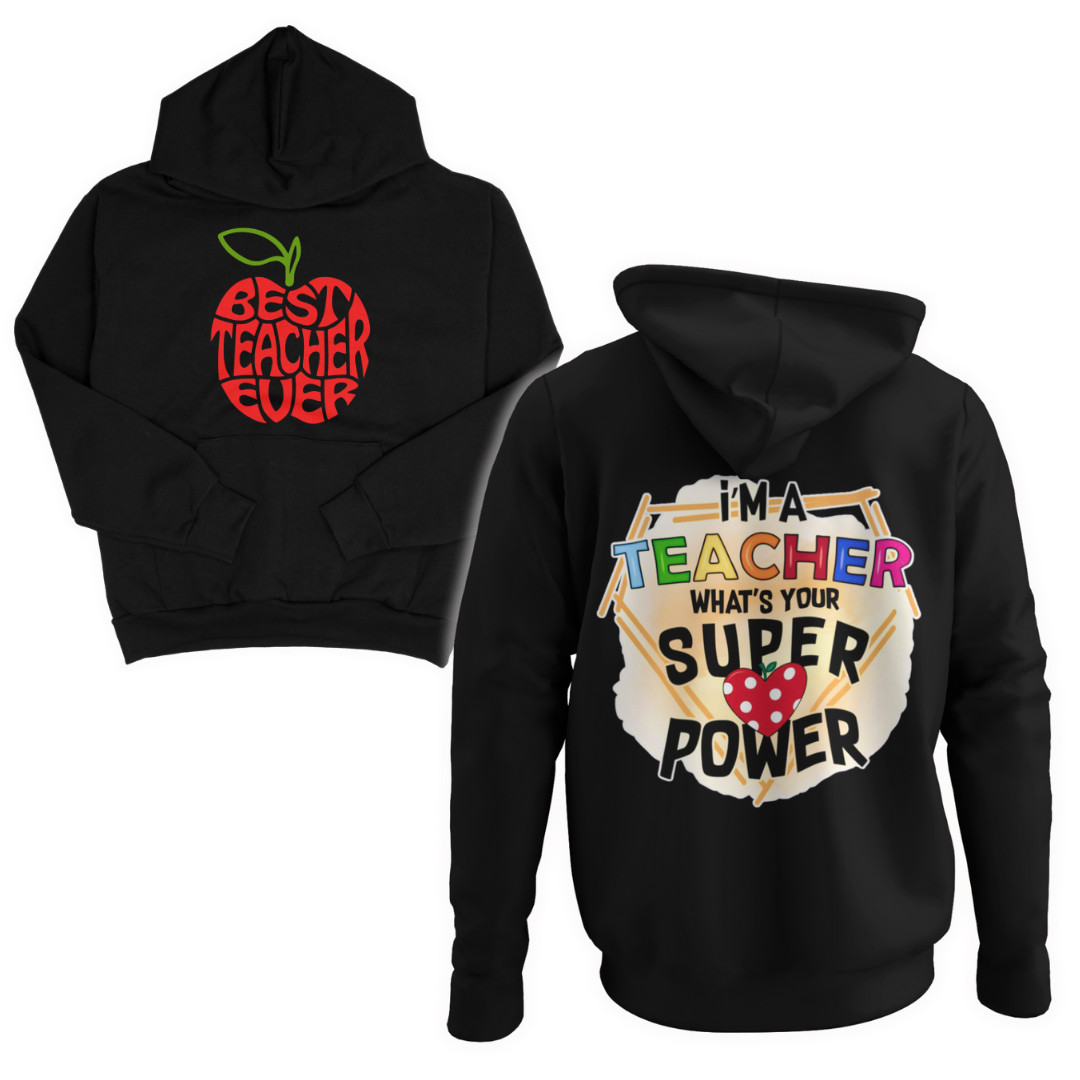 I'm a teacher adult hoodie