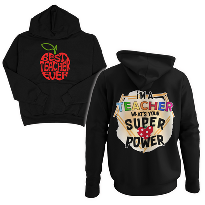 I'm a teacher adult hoodie