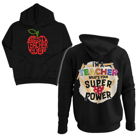 I'm a teacher adult hoodie