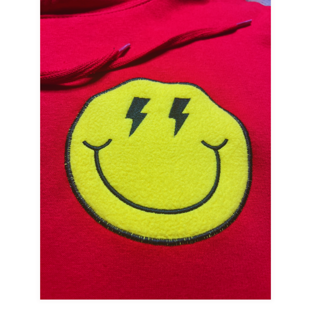 Smiley adult hoodie