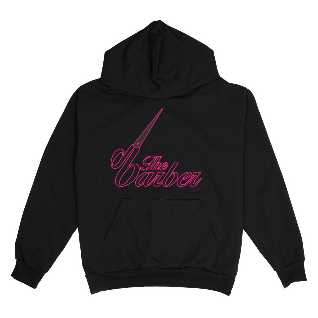 Female barber adult hoodie