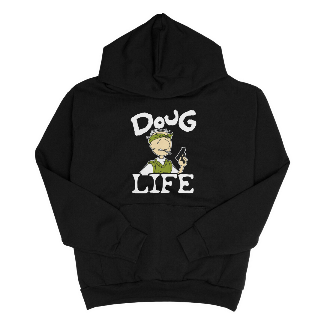 Doug life adult hoodie