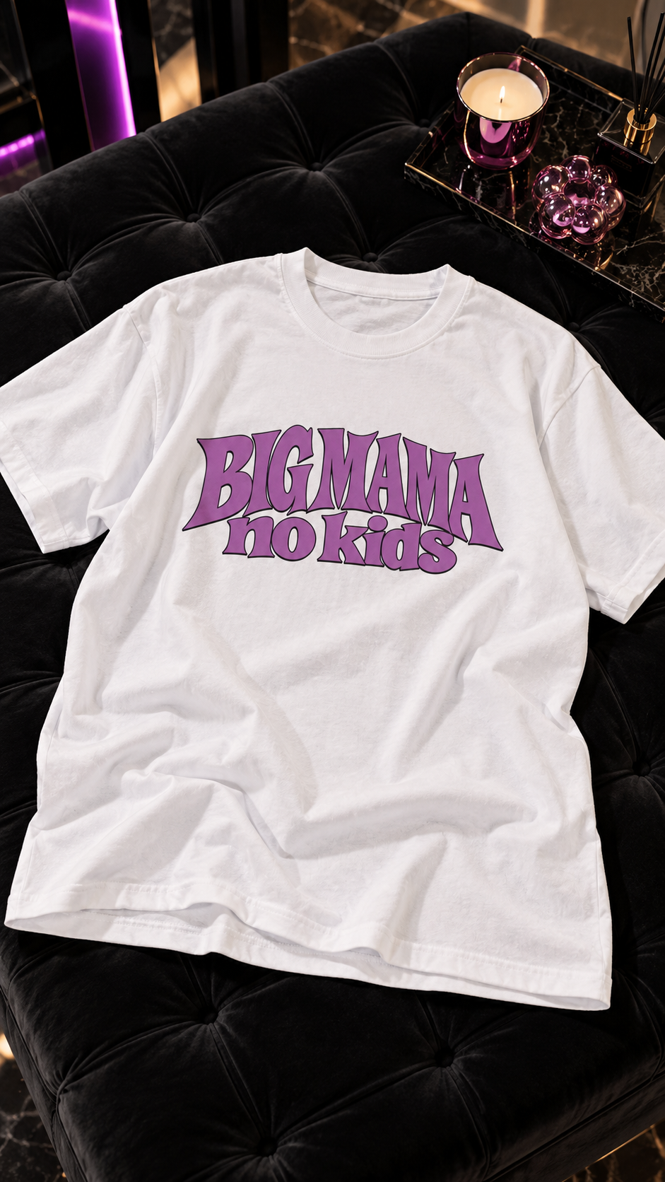 Big Mama No Kids adult tee