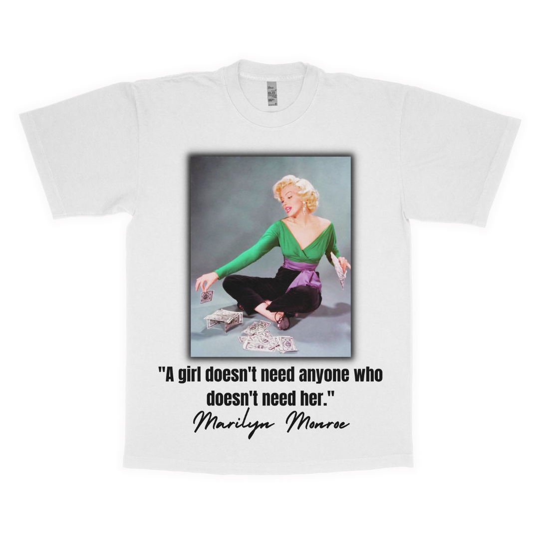 Marilyn Monroe adult t-shirt