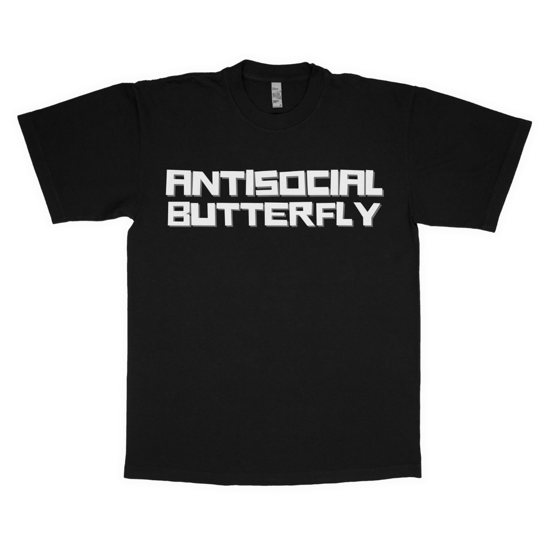 Antisocial butterfly adult t-shirt