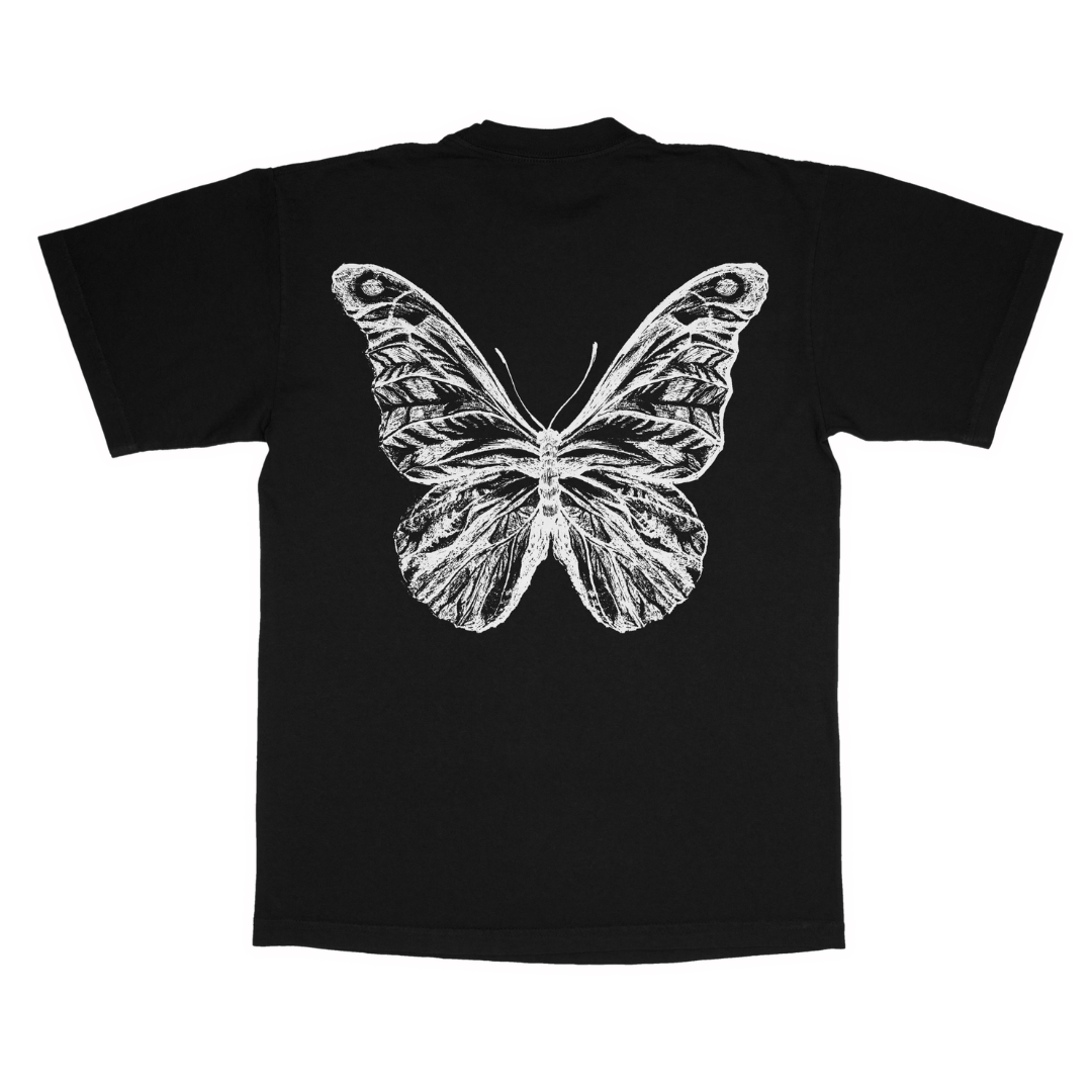 Antisocial butterfly adult t-shirt