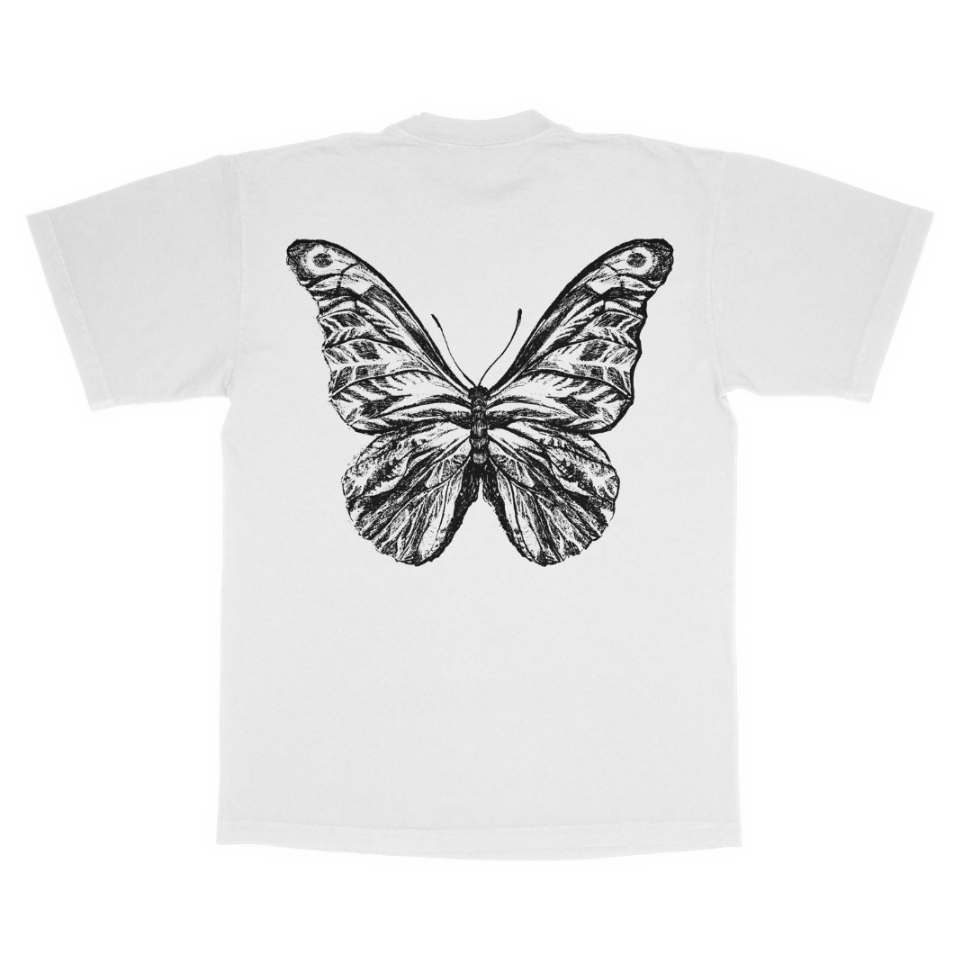 Antisocial butterfly adult t-shirt