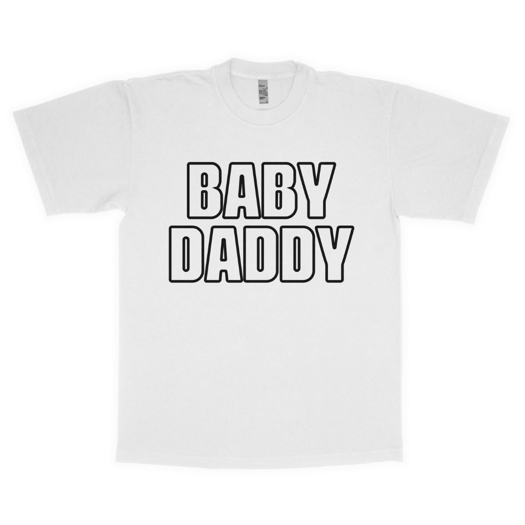 Baby daddy adult t-shirt