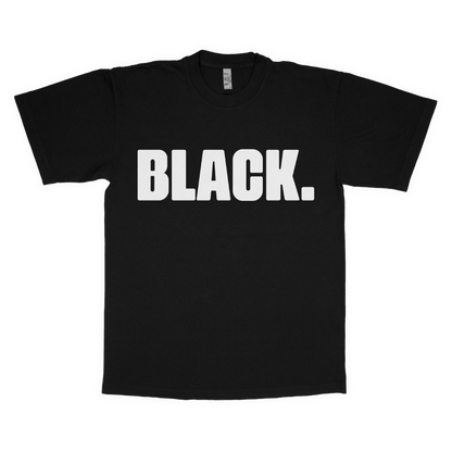 Black. adult t-shirt