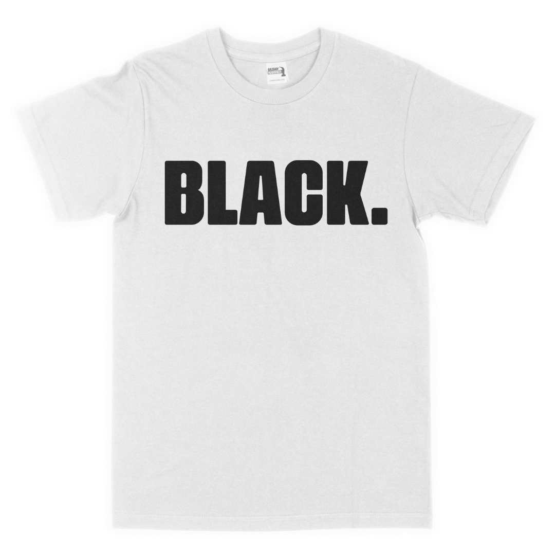 Black. youth t-shirt