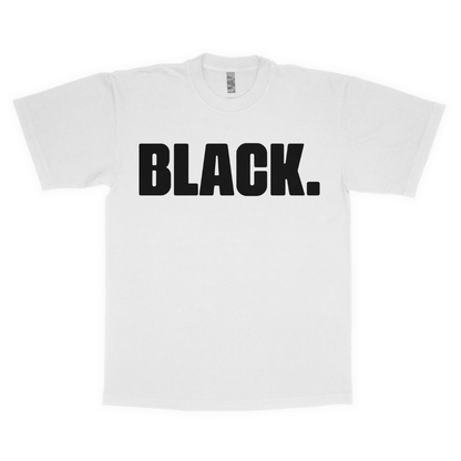 Black. adult t-shirt