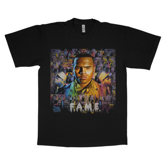 Chris Brown (Fame) adult t-shirt