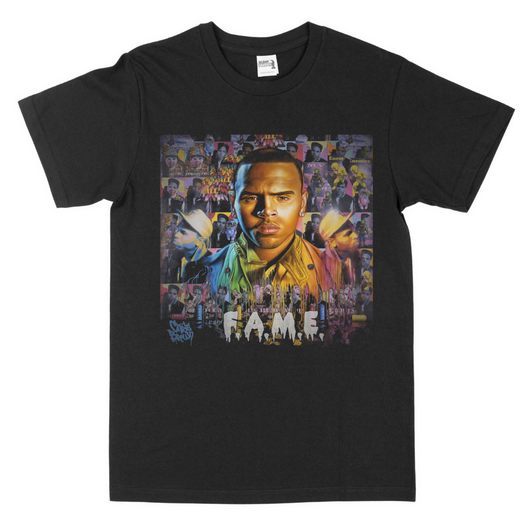 Chris Brown (Fame) big kid t-shirt