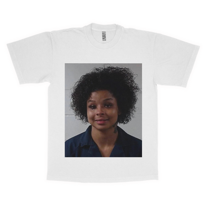 Chrisean Rock mugshot adult t-shirt