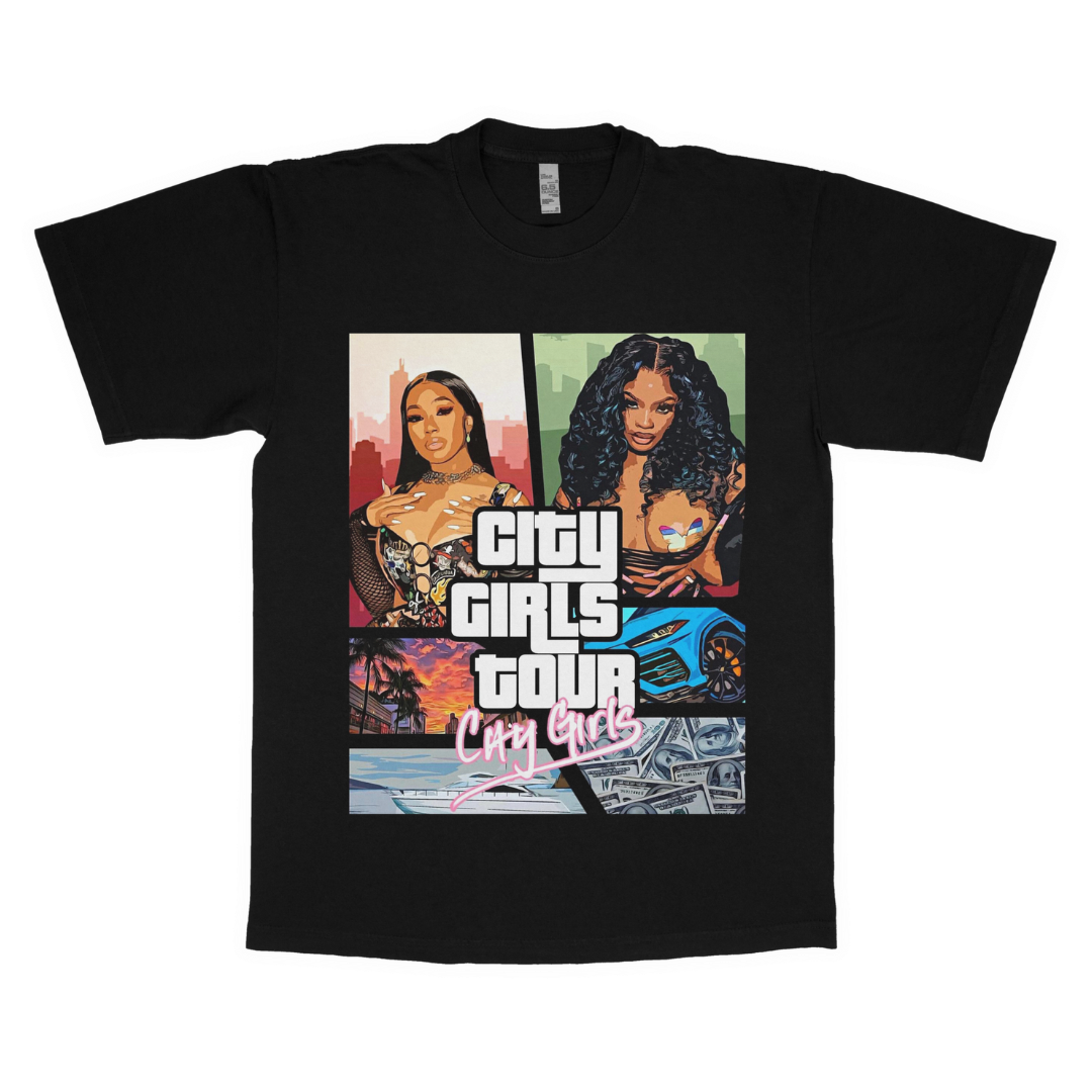 City girls tour adult t-shirt