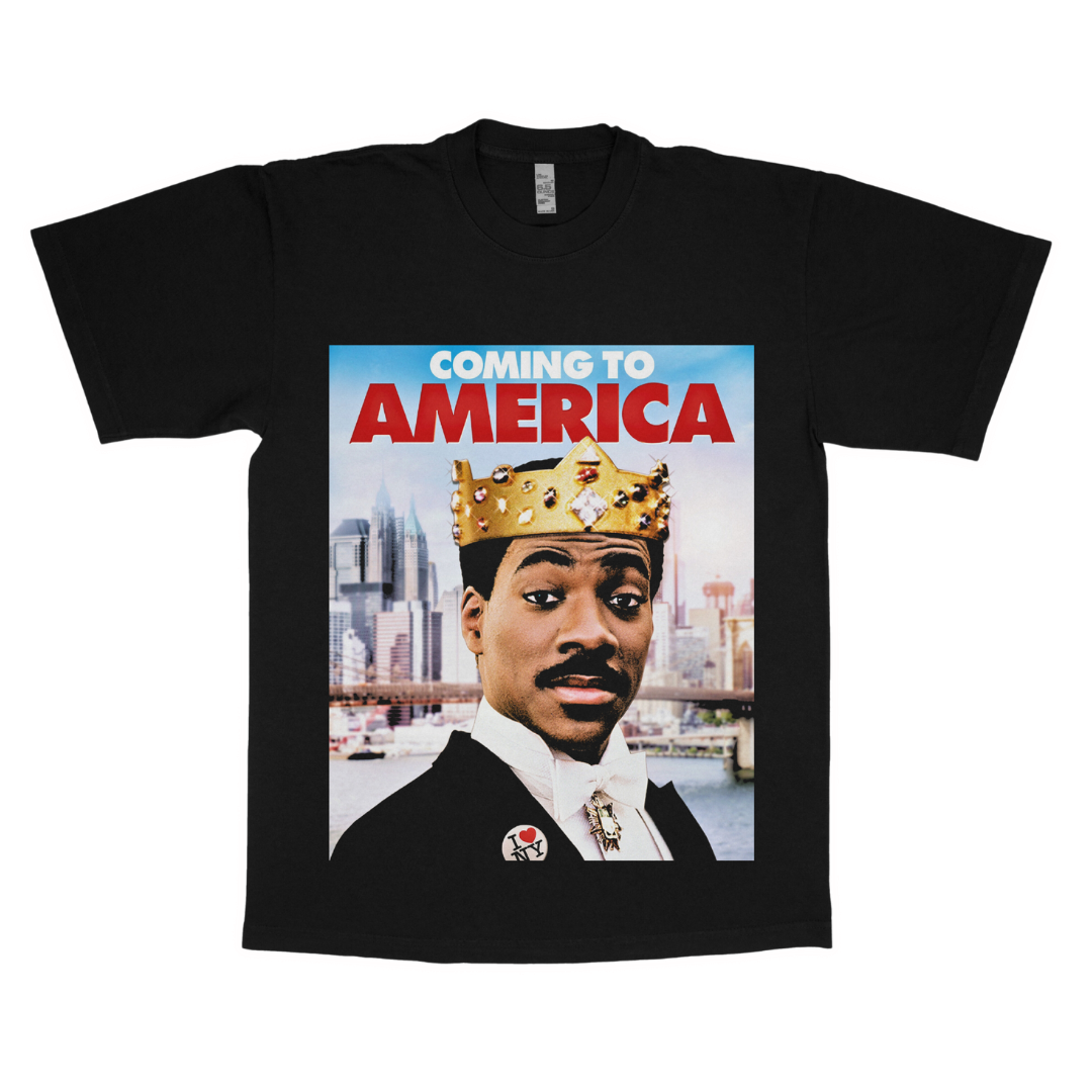 Coming to America adult t-shirt