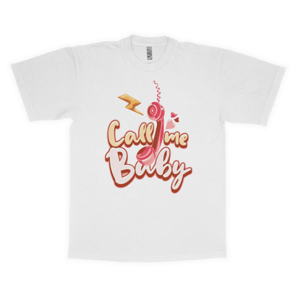 Call me baby adult t-shirt