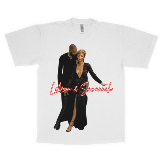 Lebron and Savannah adult t-shirt