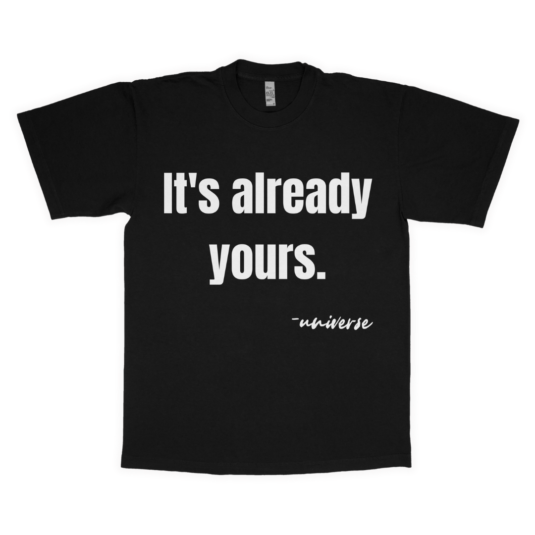 It's already yours adult t-shirt