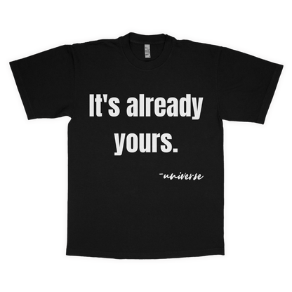 It's already yours adult t-shirt