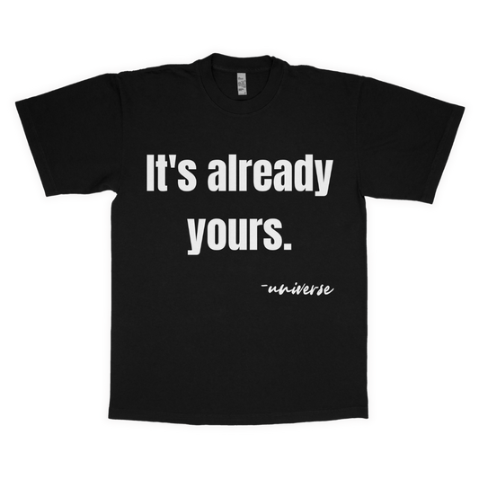 It's already yours adult t-shirt