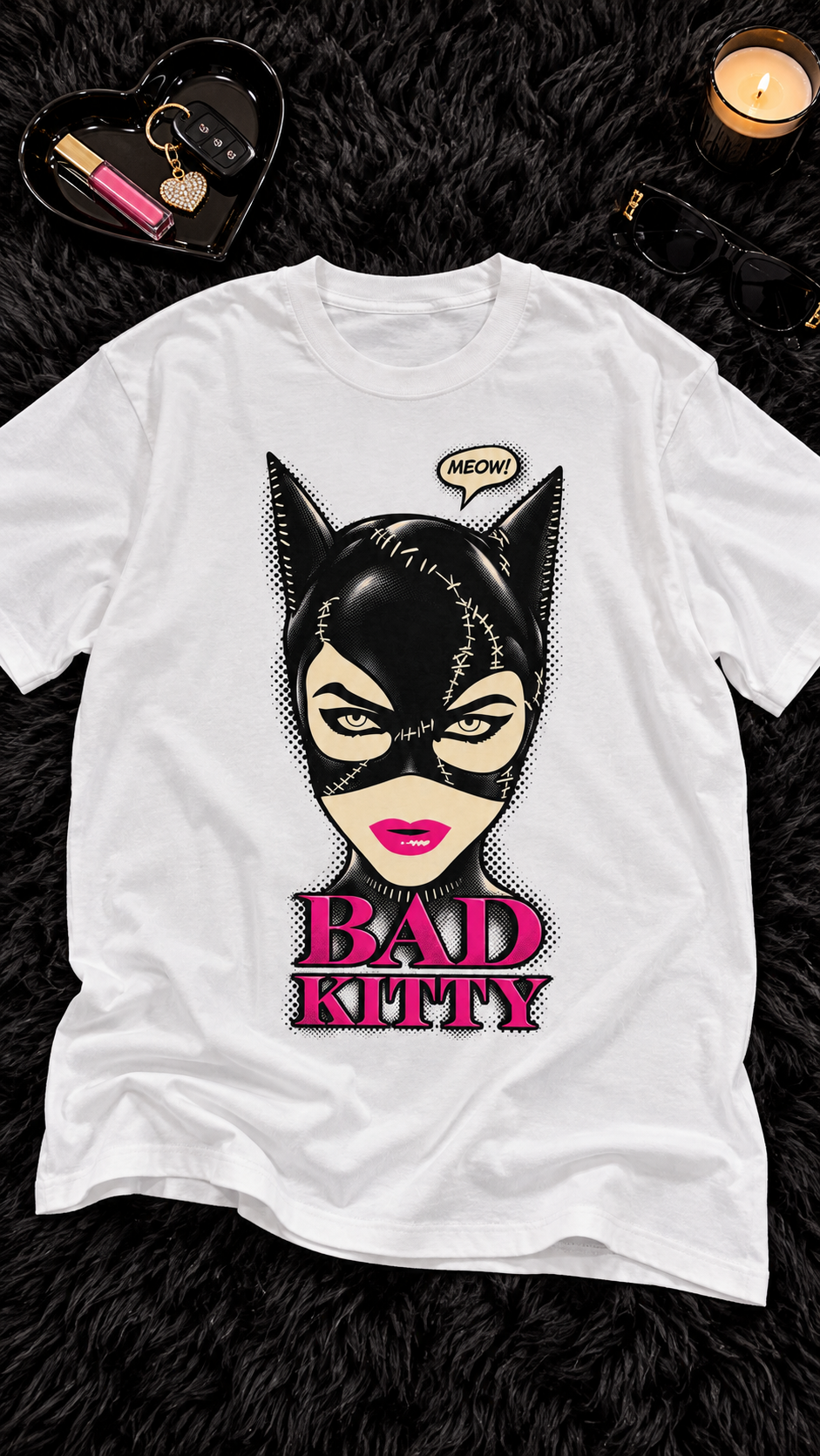Bad Kitty adult tee