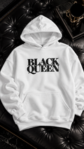 Black Queen embroidered adult hoodie