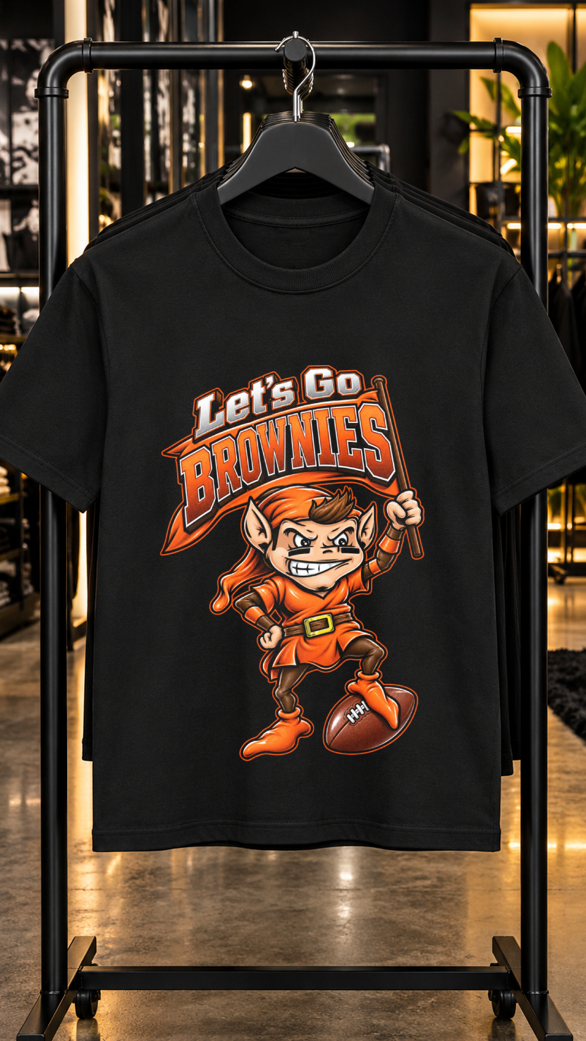 Let's Go Brownies adult tee