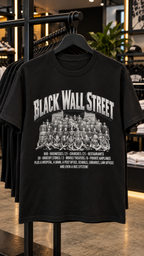 Black Wallstreet adult tee