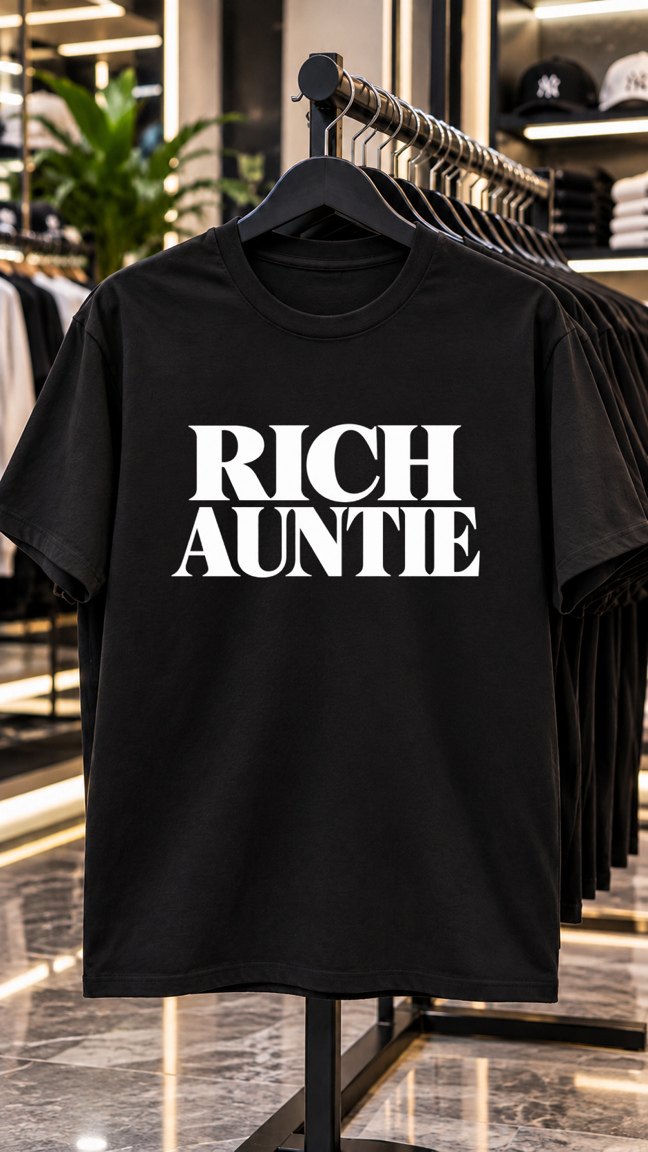 Rich Auntie adult tee