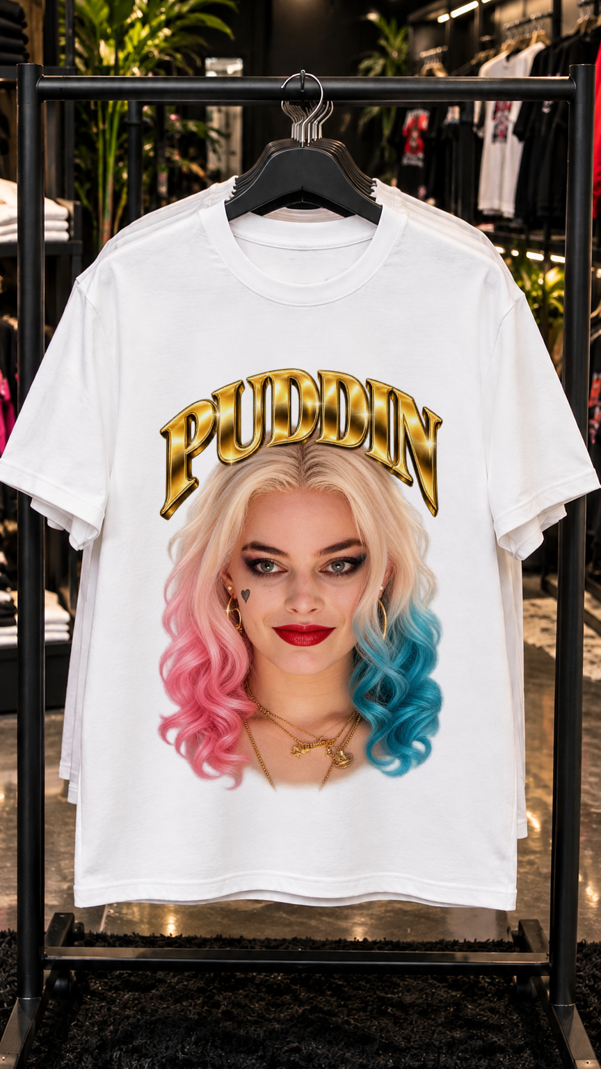PUDDIN adult tee