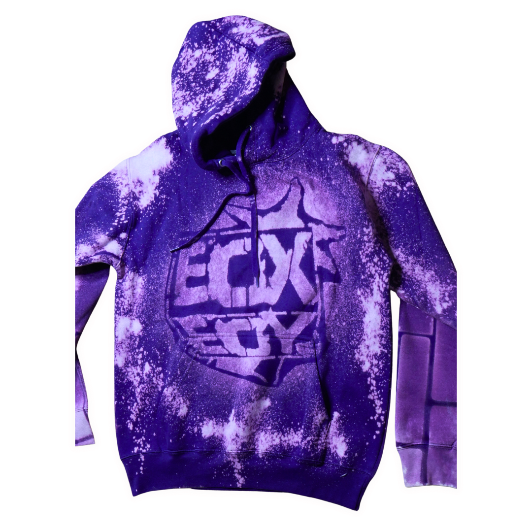 BOXBOY Alumni tye-dye "grape" adult hoodie