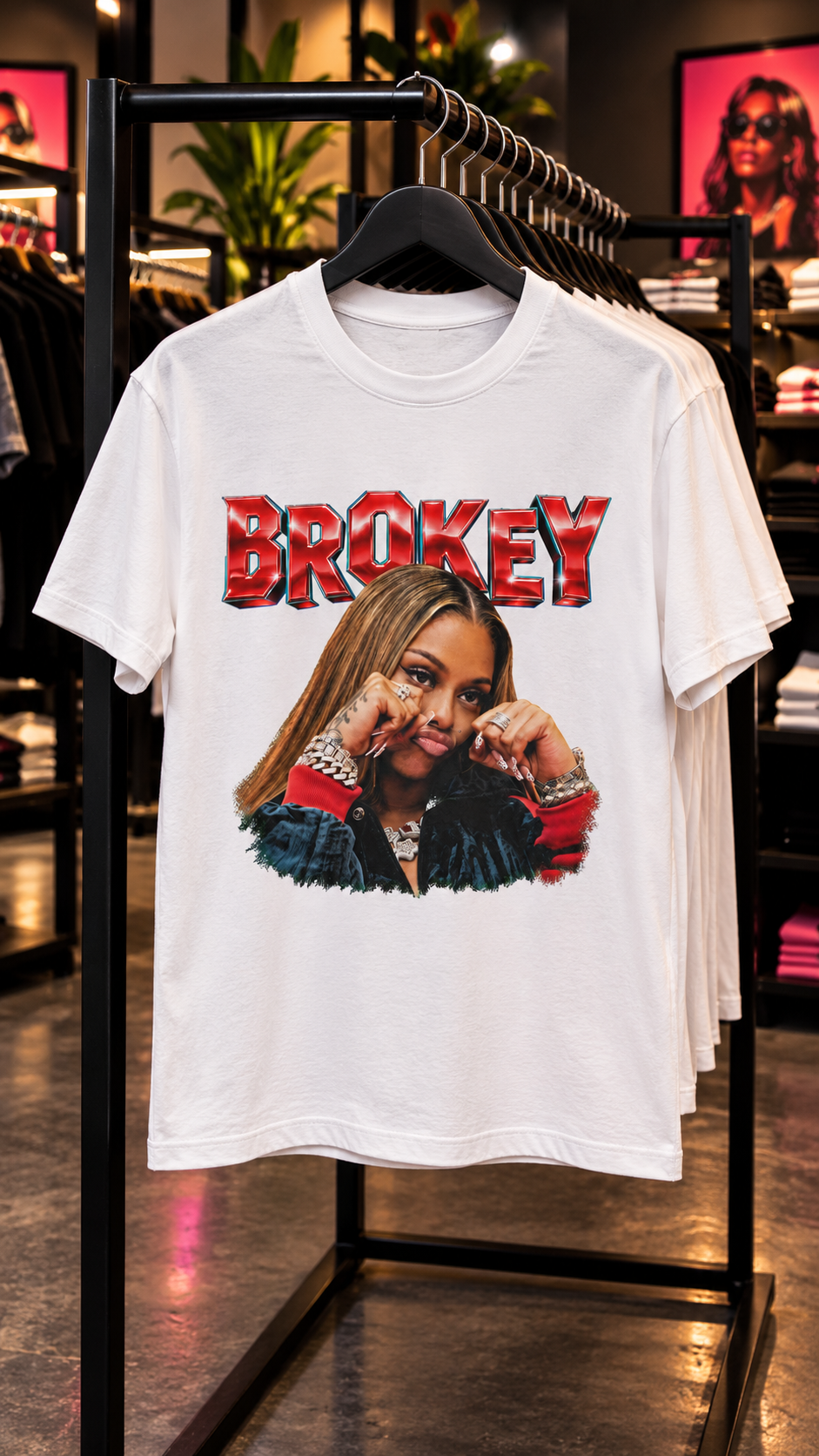 Brokey adult tee